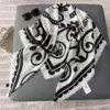 Acadia White Square Scarf