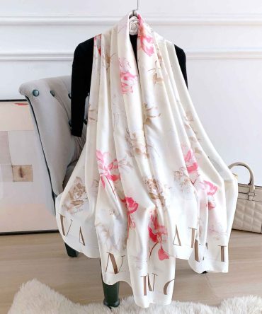 Alabaster Silk Scarf