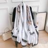 Aqua Haze Silk Scarf