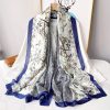 Ash Grey Silk Scarf
