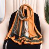 Atomic Tangerine Printed Scarf