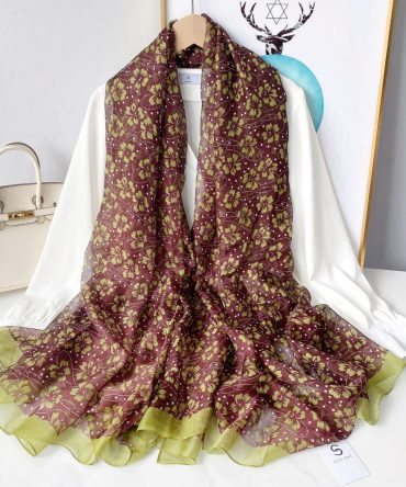 Aubergine Chiffon Hijab