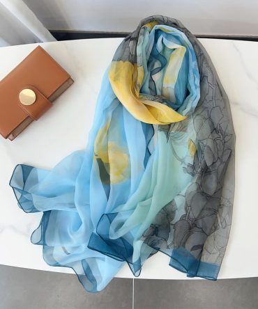 Baby Blue Chiffon Hijab