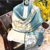 Bayoux Grey Silk Scarf