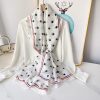 Bellylady Polka Dots Pattern Scarf Silk Scarf