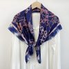 Biscay Blue Head Scarf