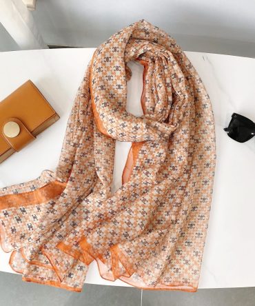 Bistre iroko Chiffon Hijab
