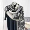 Bizzar Grey Printed Scarf