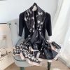 Black Bastille Silk Scarf