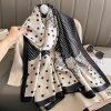 Butter Black Dotted Silk Scarf