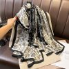 Black Metal Silk Scarf