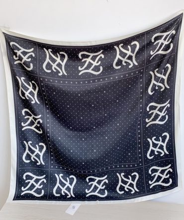 Black Velvet Head Scarf