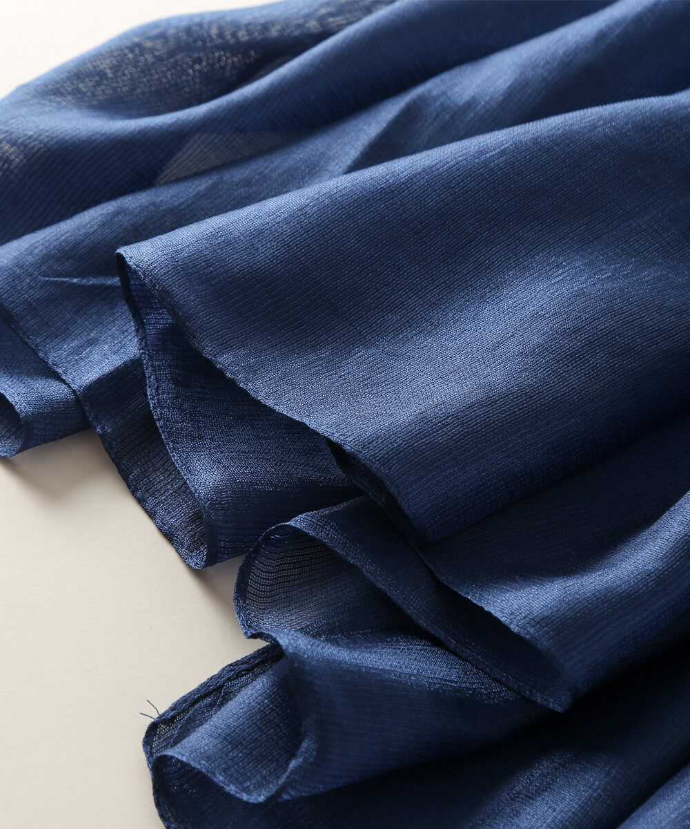 Silk Scarf – Blue Zodiac - Image 2