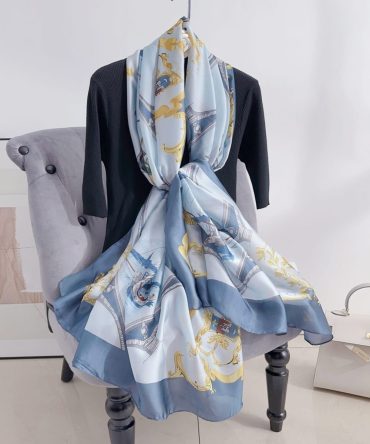 Bluebeard Silk Scarf