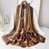 Bole Coffee Silk Scarf