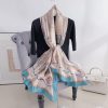 Brazen Orange Silk Scarf