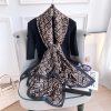 Bright Grey Silk Scarf