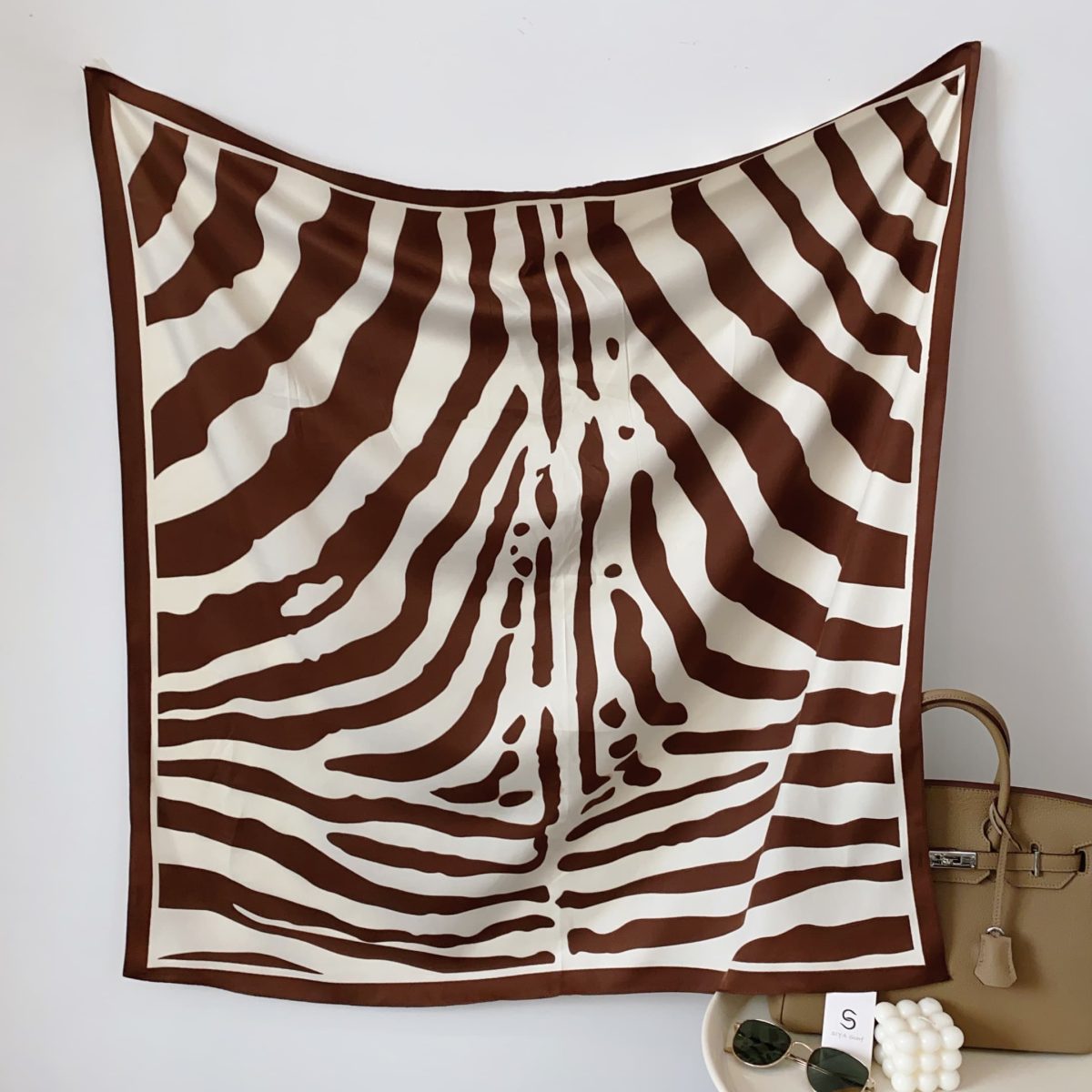 Brown Zeptide Head Scarf