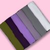 Bundle of 6 Georgette Hijabs Chiffon Hijab