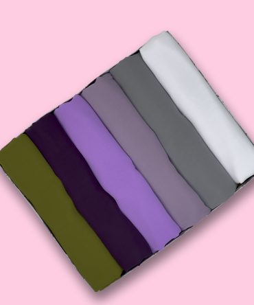 Georgette Chiffon Hijab – Bundle of 6 Georgette Hijabs