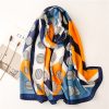 Canoe Blue Printed Scarf