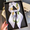 Carousel White Neck Scarf