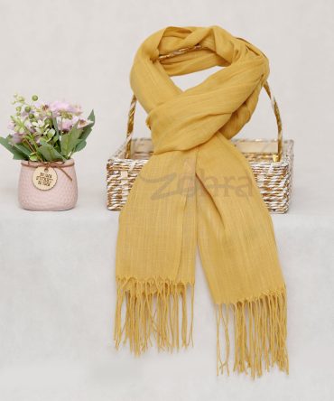 Cashmere Scarf – Desert Yellow