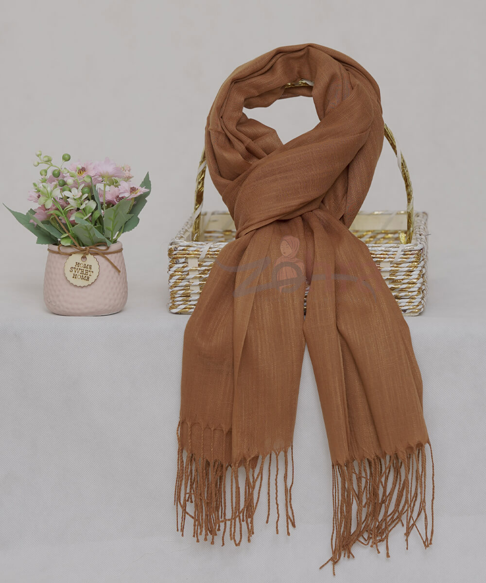 Cashmere Scarf – Dull Brown