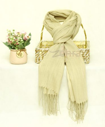Peach Yellow Cashmere Scarf