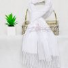 White Cashmere Scarf