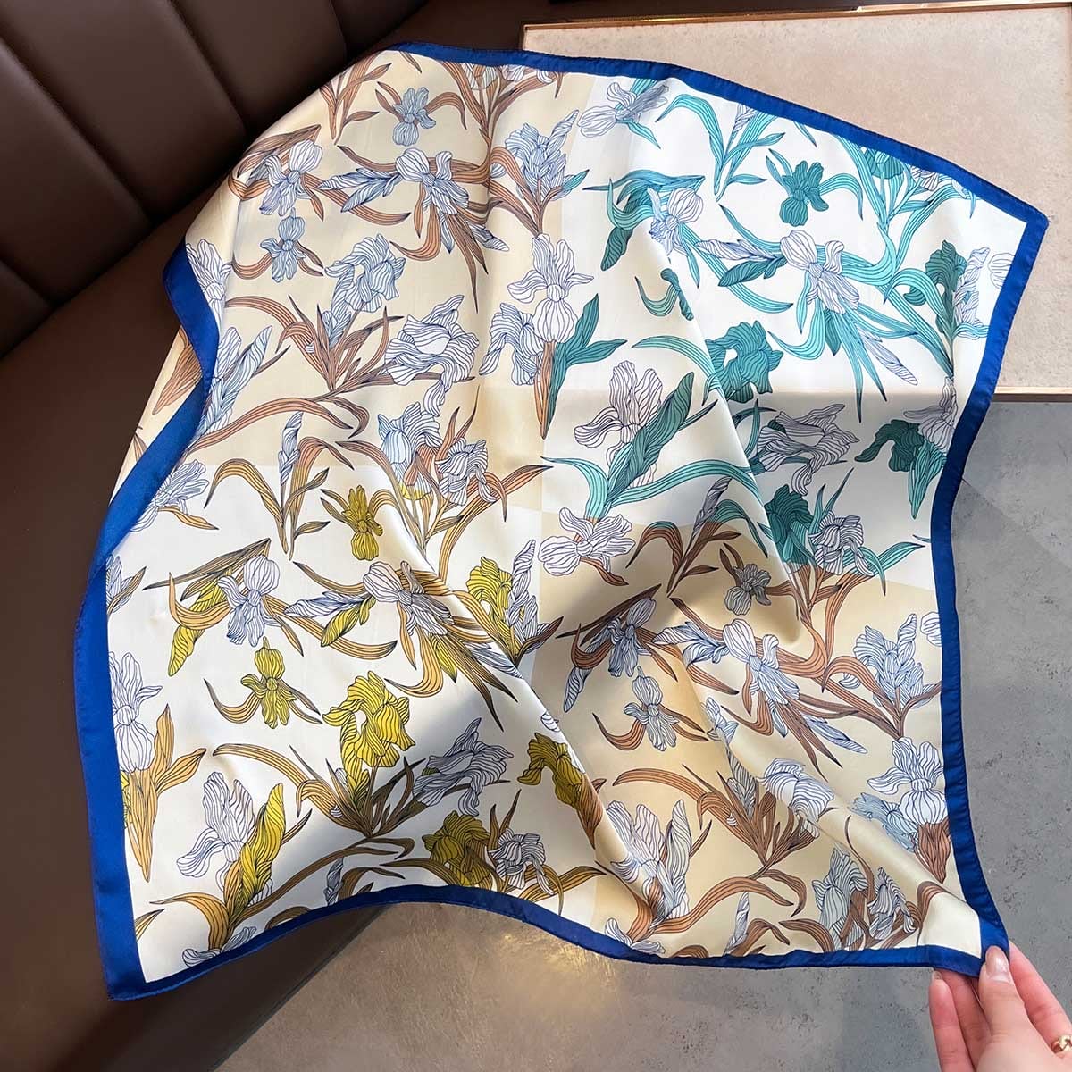 Chalk Blue Neck Scarf