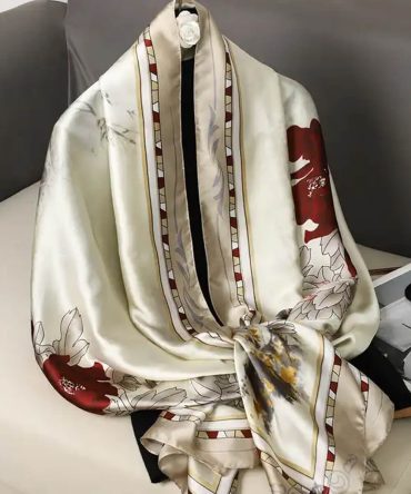 Cotton Seed Silk Scarf