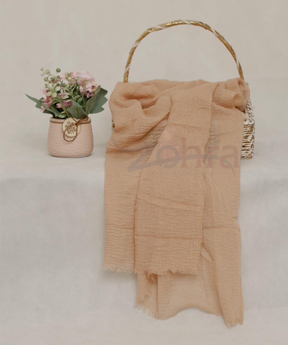 Pale Taupe Chiffon Hijab