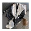 Cynical Black Silk Scarf
