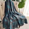 Dark Aqua Silk Scarf