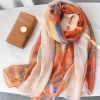 Dark Salmon Chiffon Hijab