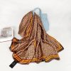 Deep Oak Silk Scarf