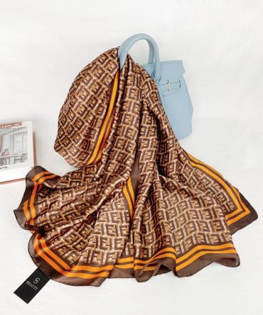 Deep Oak Silk Scarf