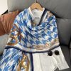 Dianne Blue Printed Scarf