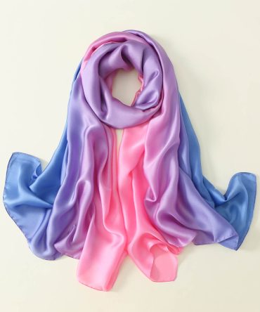 Dull Lavender Silk Scarf
