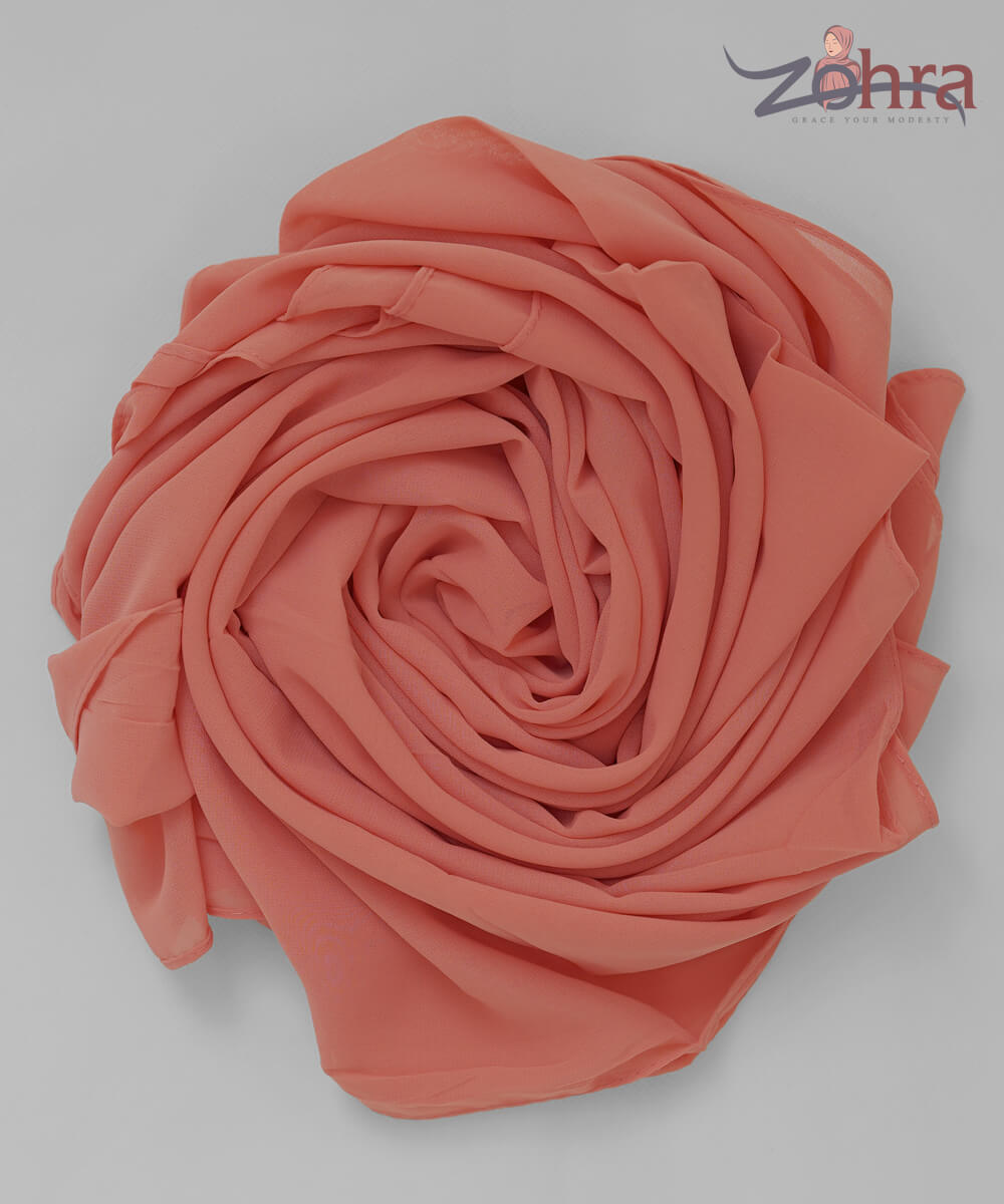 Georgette Chiffon - Dusky Rose - Image 3