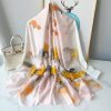 Dust Storm Pink Silk Scarf