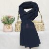 Georgette Chiffon - Ebony Clay Chiffon Hijab