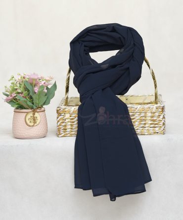 Georgette Chiffon - Ebony Clay Chiffon Hijab