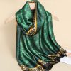 Emerald Green Scarf Silk Scarf