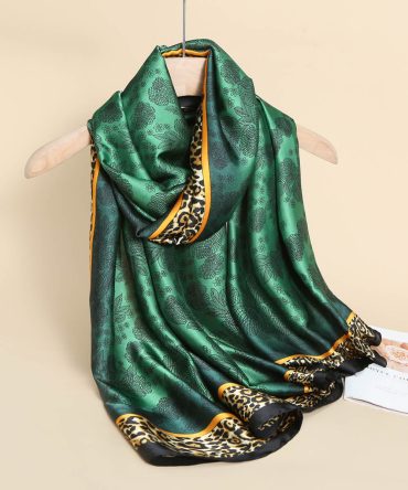 Emerald Green Scarf Silk Scarf