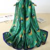 Eucalyptus Green Silk Scarf