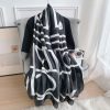 Fashion Patchwork Silk Scarf