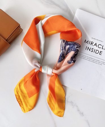 Flamingo Orange Neck Scarf