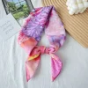 Flowery Pink Square Scarf